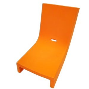 Sitzliege Twist orange